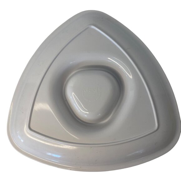 Starfish Seashell Melanine Triangle Chip & Dip Serving Plate Nautical Beach Hous - Picture 2 of 7